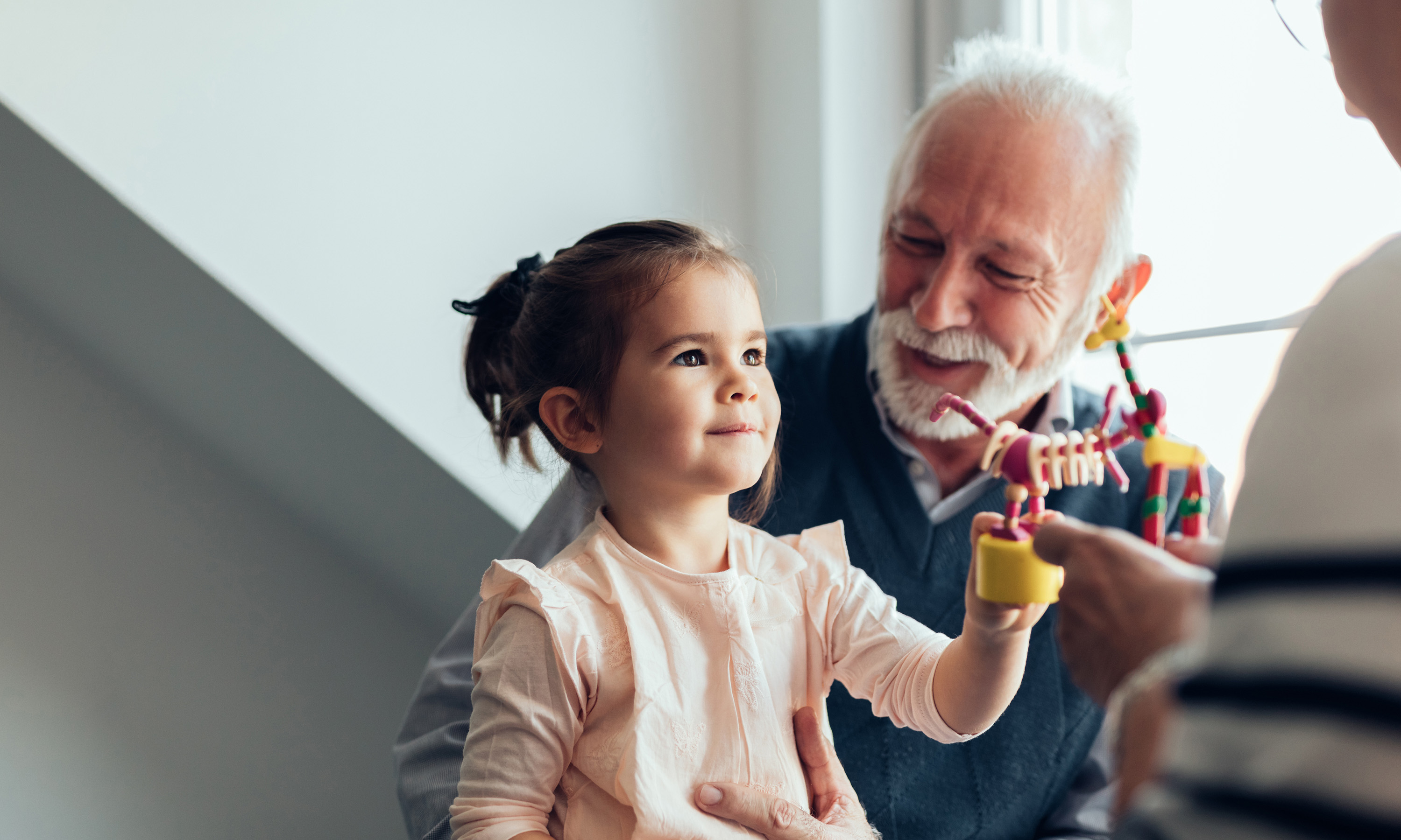 Enfant et grand-papa